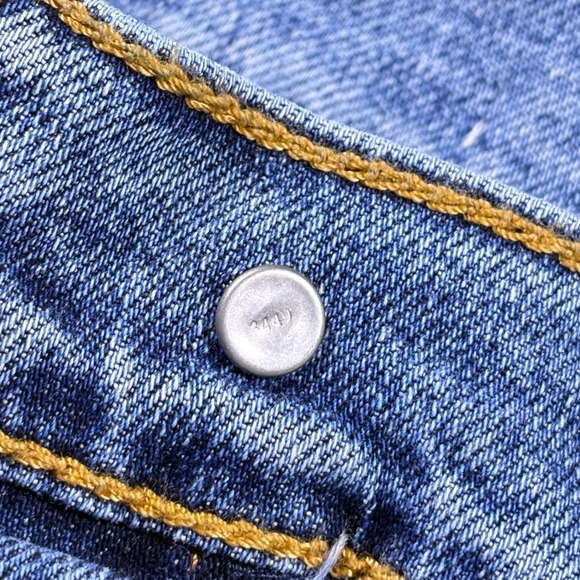 Levi's Ribcage Straight Ankle Jeans Women Msr 30x25 Medium Wash Button Fly - Picture 7 of 16